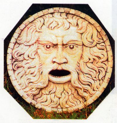 Pannello bocca della verita