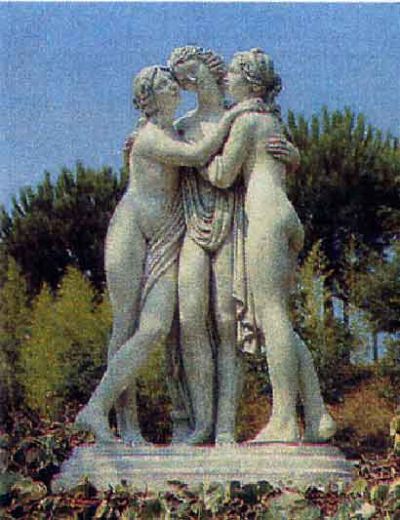 Statua le tre grazie